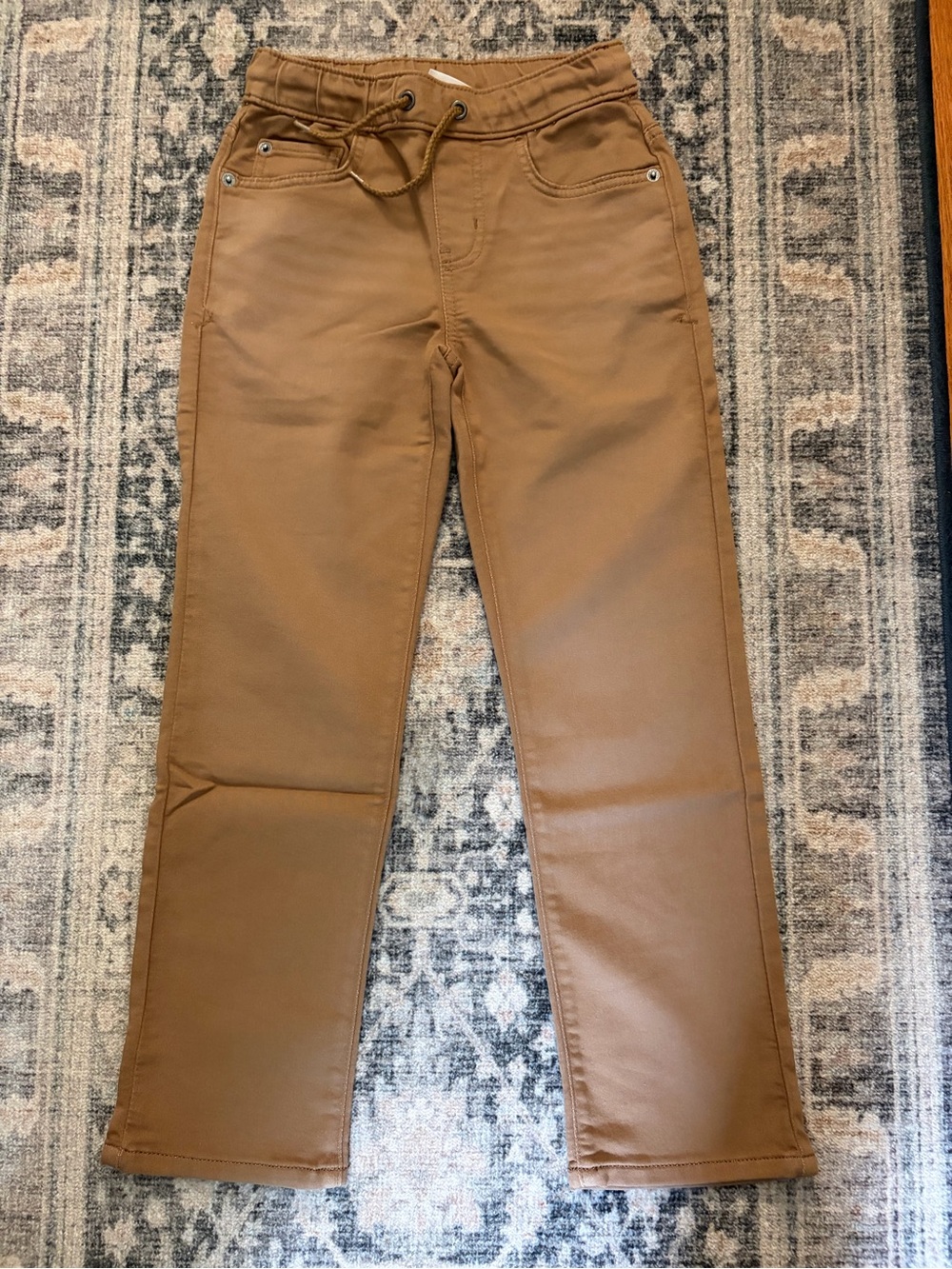 Cat & Jack Brown Casual Pants with Drawstring